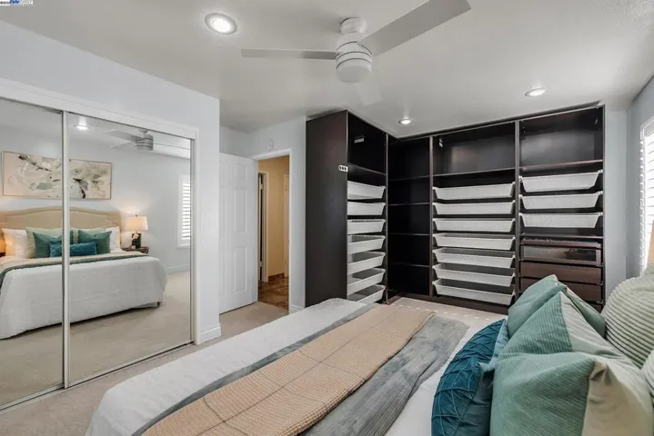 2nd Bedroom with built in drawers