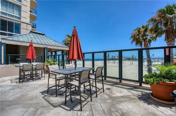 Poolside picnic with Ocean Views