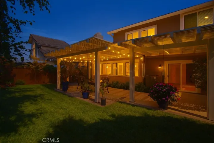 Such a beautiful setting and great place to hang out on those cool summer evenings.