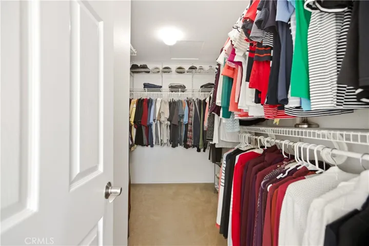 You're going to love this spacious walk-in closet.
