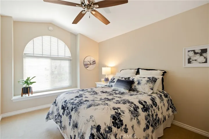 The forth bedroom overlooks the front of the property and has a nice mountain view.