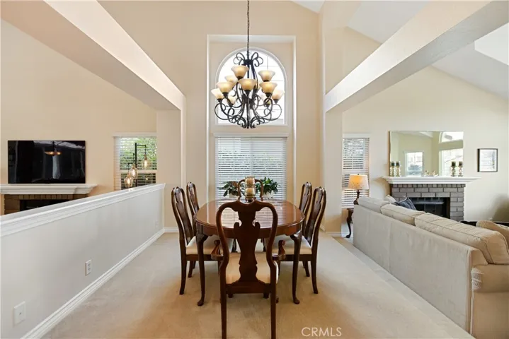 This formal dining area makes a statement all on it own!