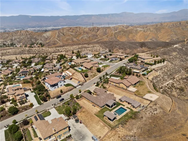 Aerial view of Main House and Casita