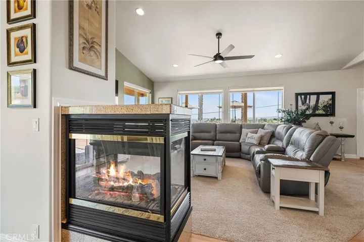 3 sided fireplace