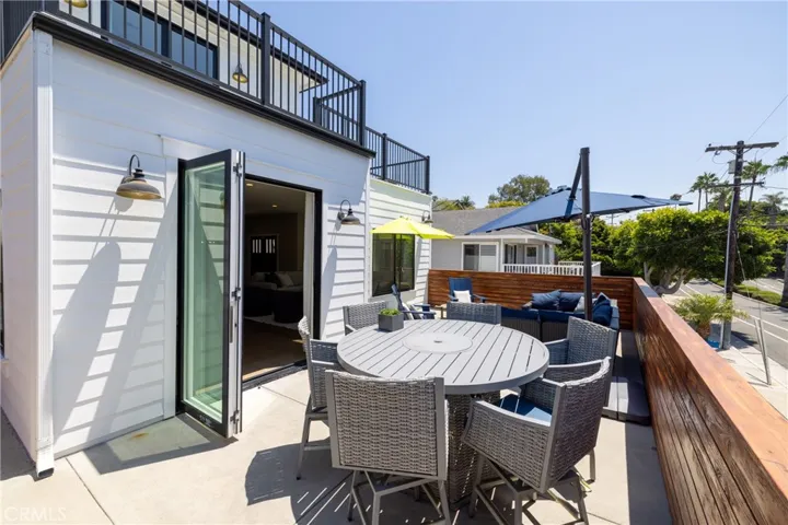 Downstairs front patio