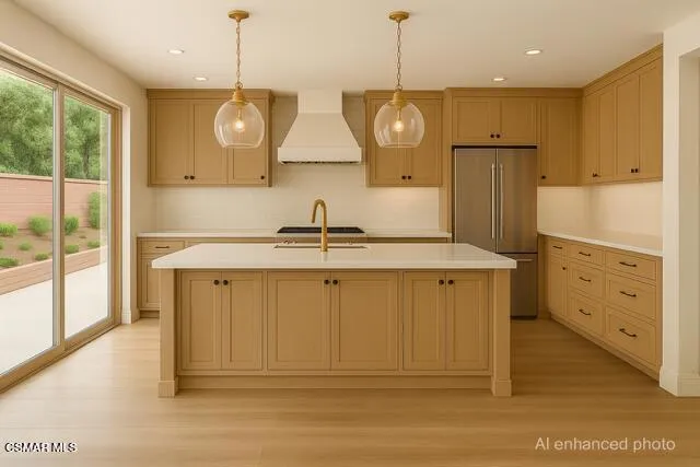 AI enhanced photo Kitchen