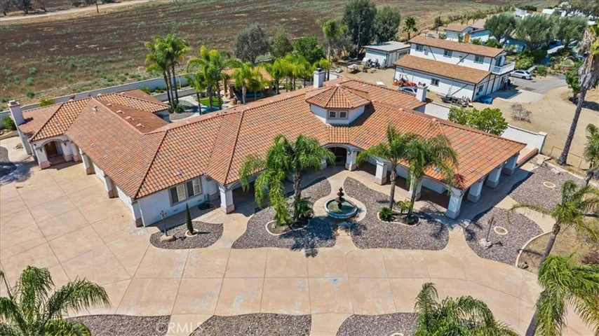 Drone Shot 1, Main Compound View. (Note, the Casita Entrance on top Left of the picture)