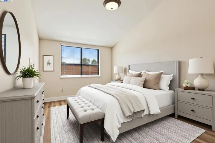 Virtually Staged Bedroom
