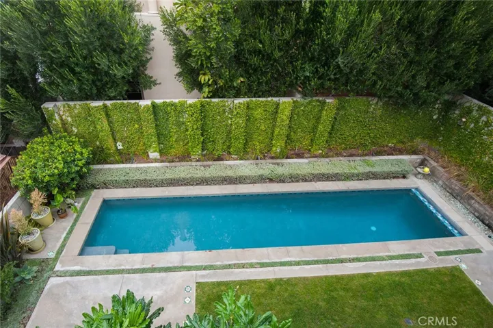 Backyard lap pool