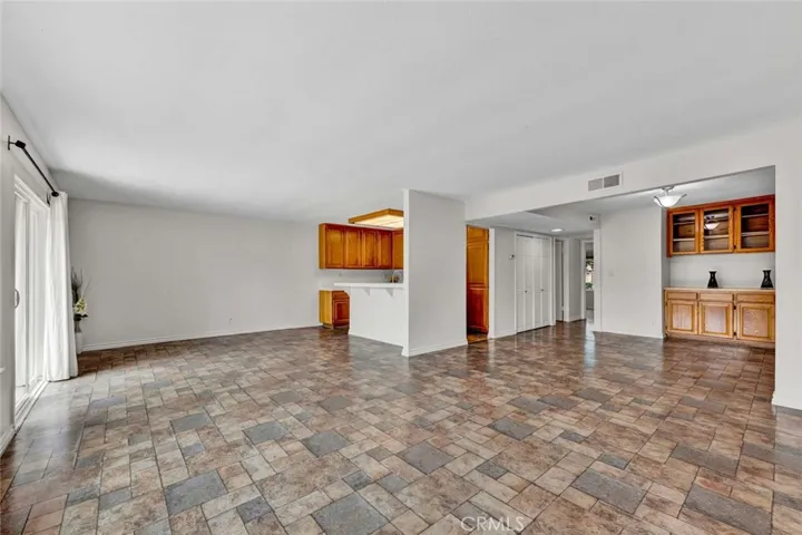 Removed 3rd bedroom provides an abundance of living space.

