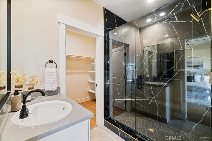 Luxury shower in primary bathroom!