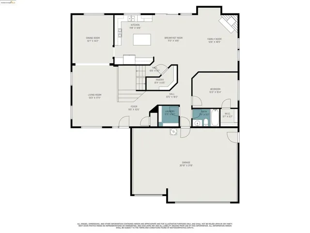 View of floor plan / room layout