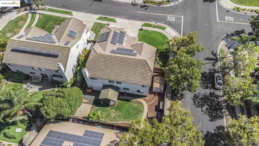 Aerial view of property and surrounding area