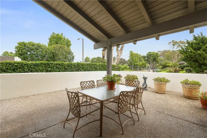 Dining al fresco off the dining and living area.