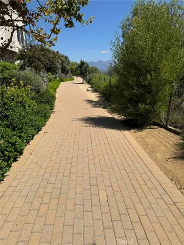 Walking paths through the community.