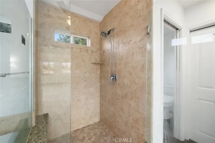 Master suite separate shower