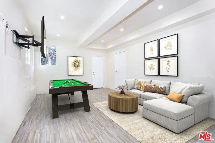 basement - virtually staged