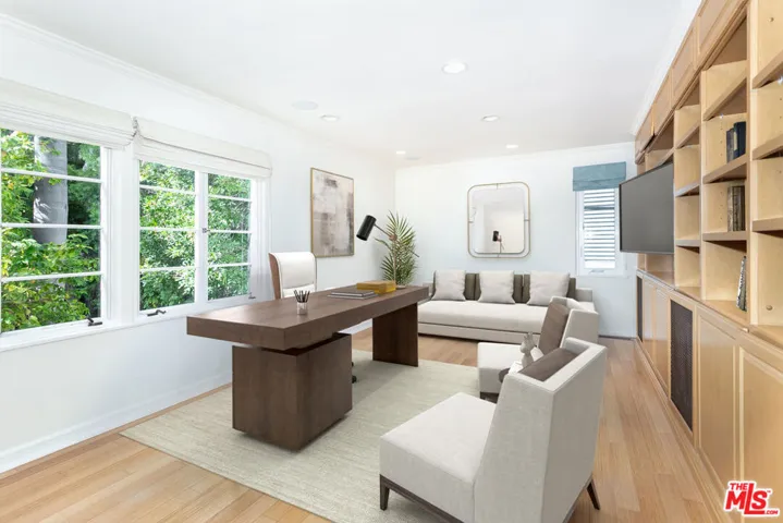 study - virtually staged