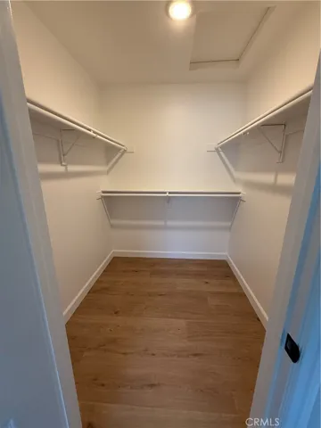 Large walk in closet