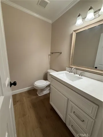 Upgraded downstairs guest bathroom