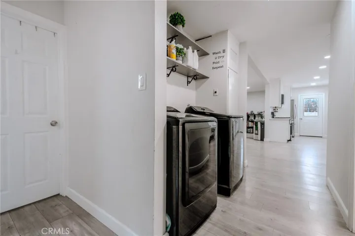 Laundry area
