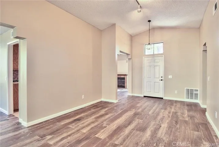 View of Entrance from Living room area.