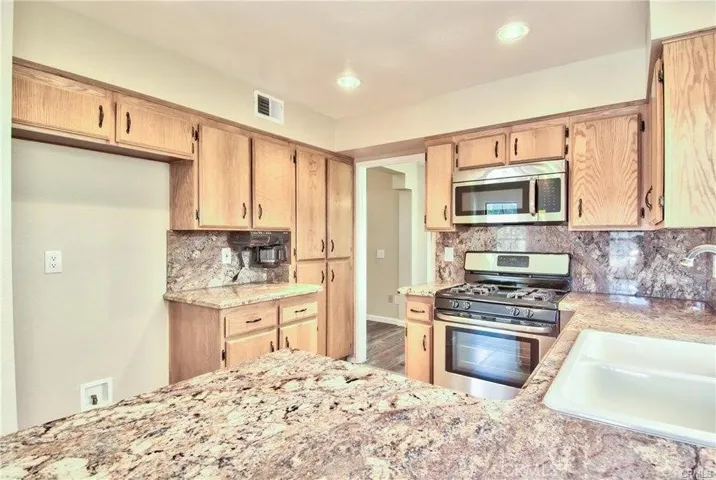 Kitchen View from Additional living area