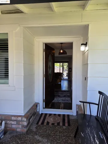 View of exterior entry