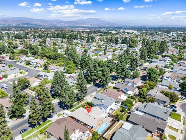 View of Tustin Marketplace and Saddleback Mountain