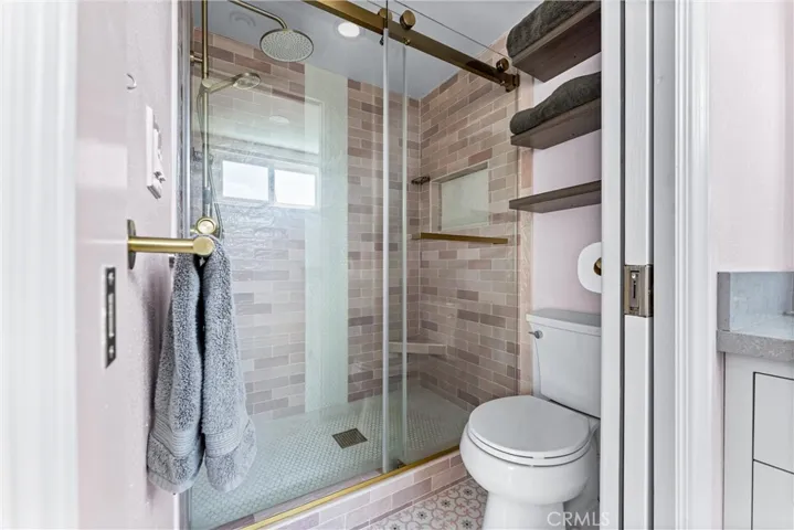 Primary shower/bathroom