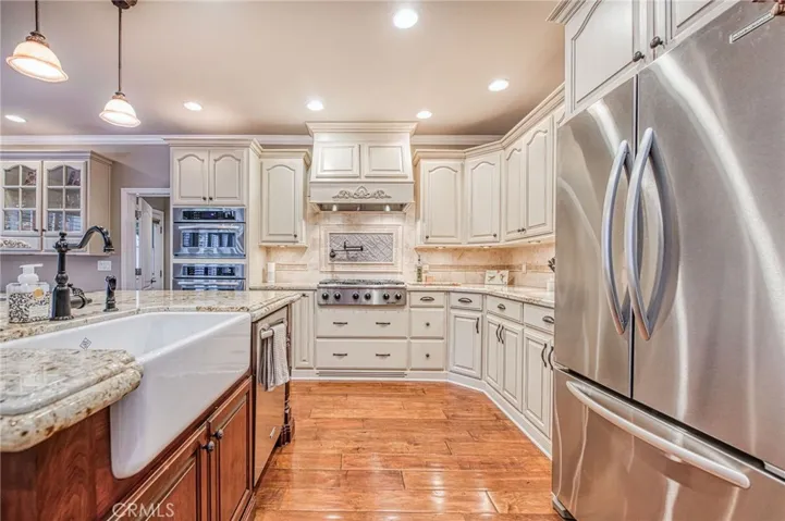 Kitchen view walking in from formal dining room