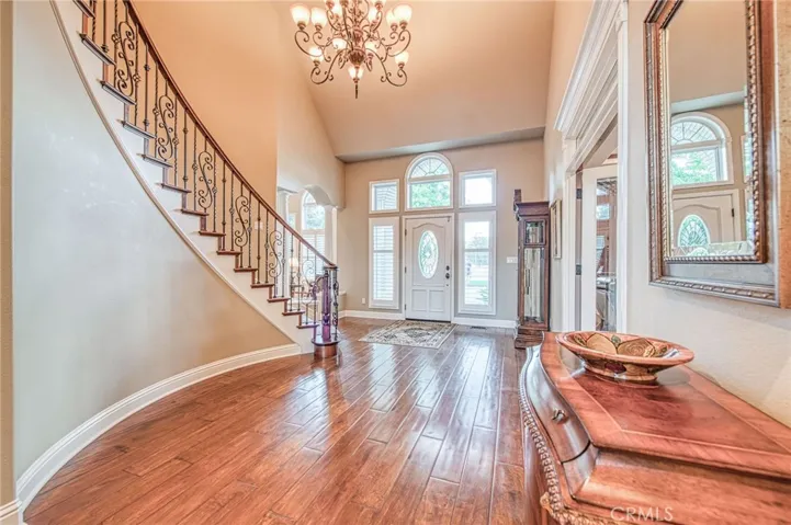 Foyer and staircase from livingroom