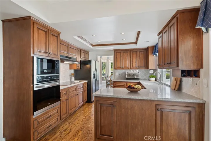 Spacious kitchen.