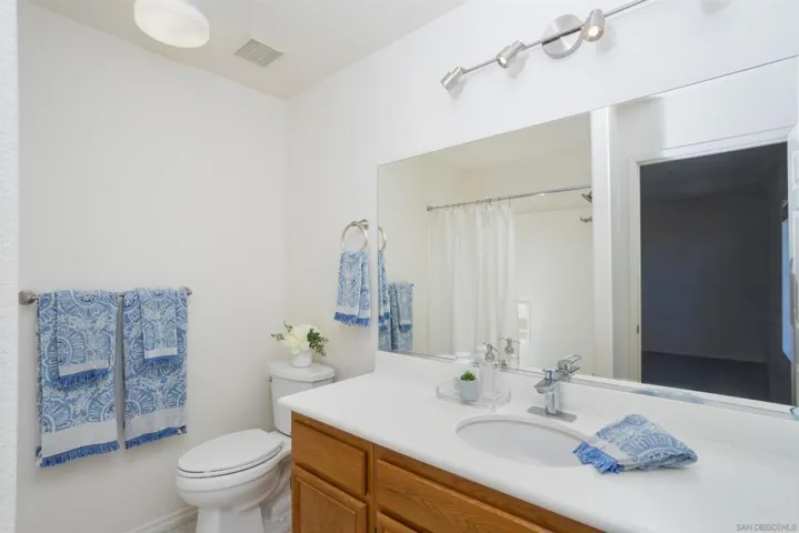 Bathroom is attached to the First Bedroom