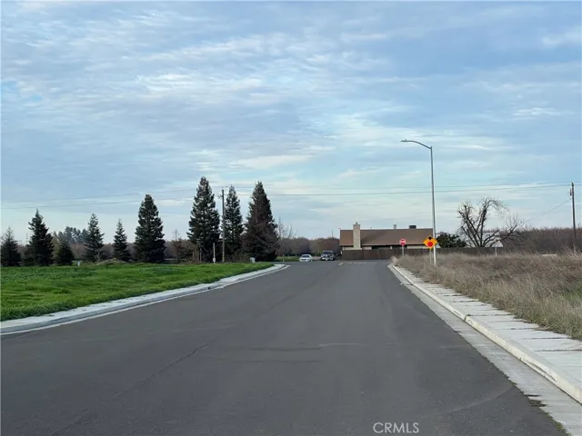 On Left, East side of property, Ellis st side toward Hwy 32