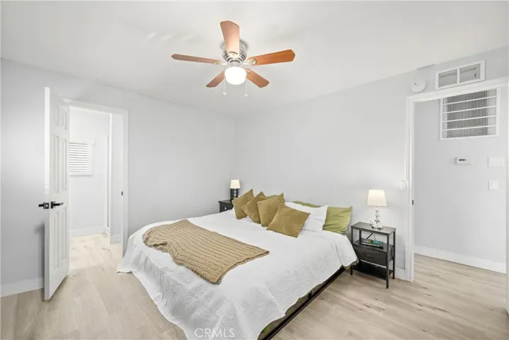 Primary bedroom with bathroom attached