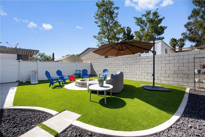Family friendly backyard