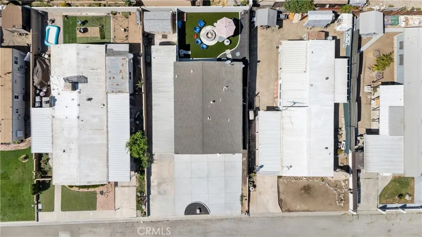 Ariel shot of property