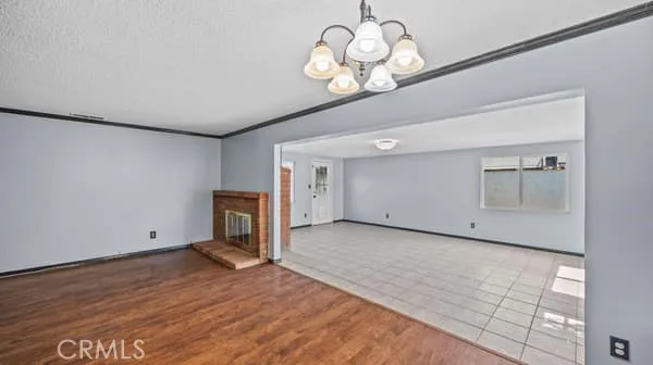 Living Room, Fireplace, Unpermitted Addition