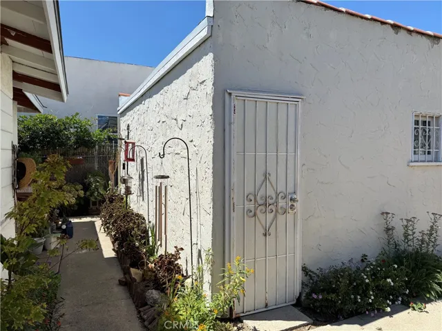 Door to Detached Garage