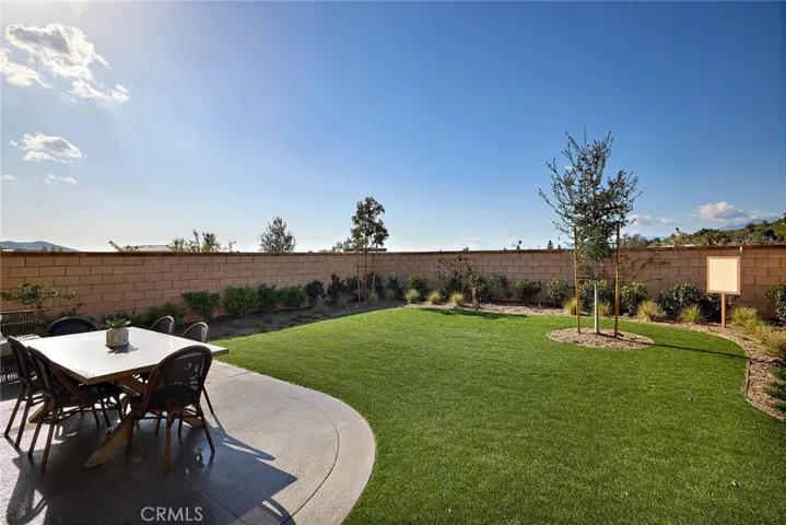 MODEL HOME BACK YARD