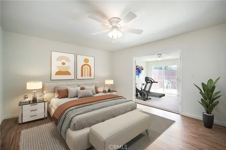 Primary Bedroom Virtual Staged
