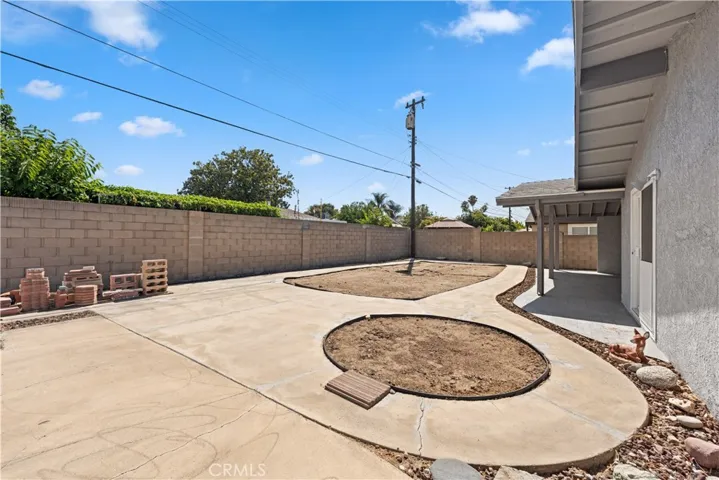 Once was a pool home that has since been filled in.