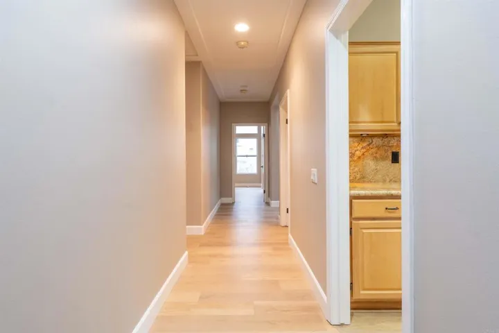 Hall To Bedrooms & Baths and Laundry-Garage