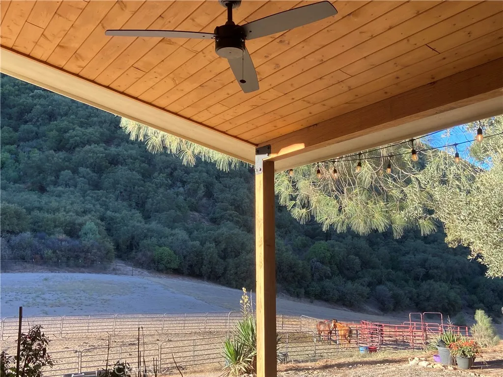 Take it all in from the porch