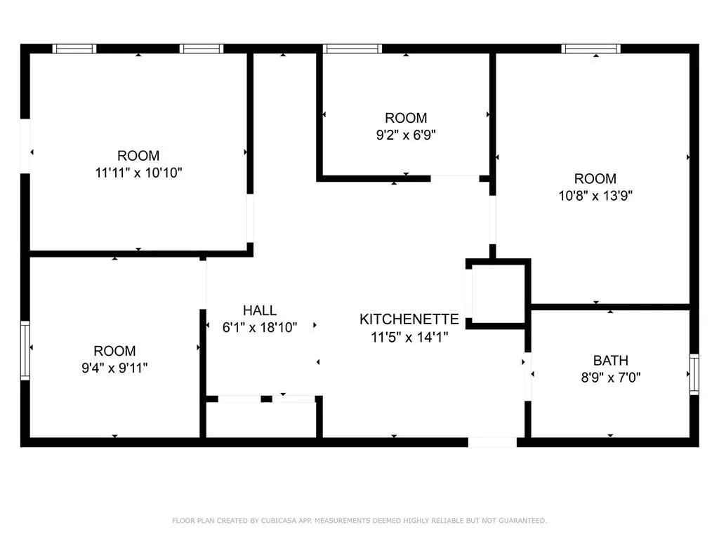 Floor plan of office