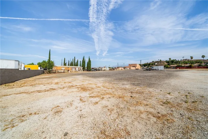 Back of property block wall