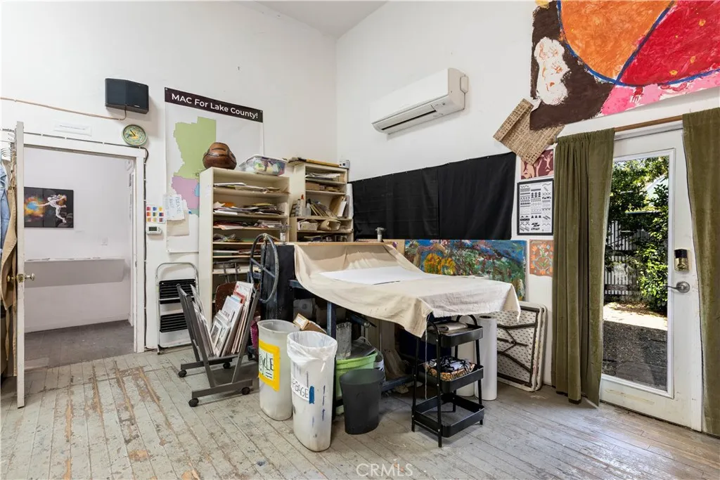 Open area in back and entry door