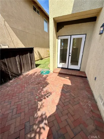Backyard will be remodeled with pavers.