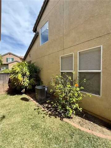 Backyard is in process of remodel.